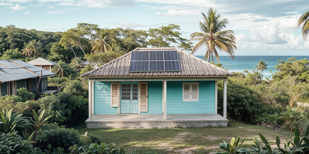 maison-guadeloupe-panneau-photo-voltaiques-Green-K-solarsolaire